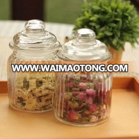 Creative glass mini jar kitchen cookie jar candy jar