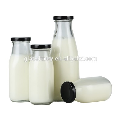 cheap glass yogurt bottle 100ml 250ml 500ml buy glass bottles with plastic lid