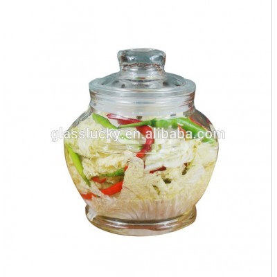 Wholesale high quality 8 oz storage jars glass food as glass jar food with lid