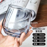 Wholesale fashion classic sapphire cocktail glass cup as wine glass cup set of whisky