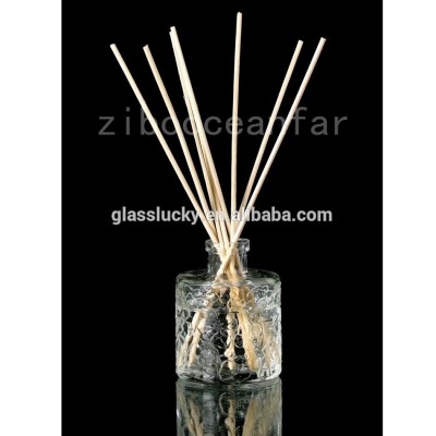 Wholesale Home Fragrance Color Flat Square Aroma Diffuser, oil refill glass diffuser bottle, Glass Reed Diffuser Bottle