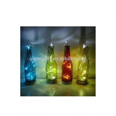 Christmas gift LED Light Insert Mercury Glass Bottle votive Glass Bottle with LED Light Wholesale